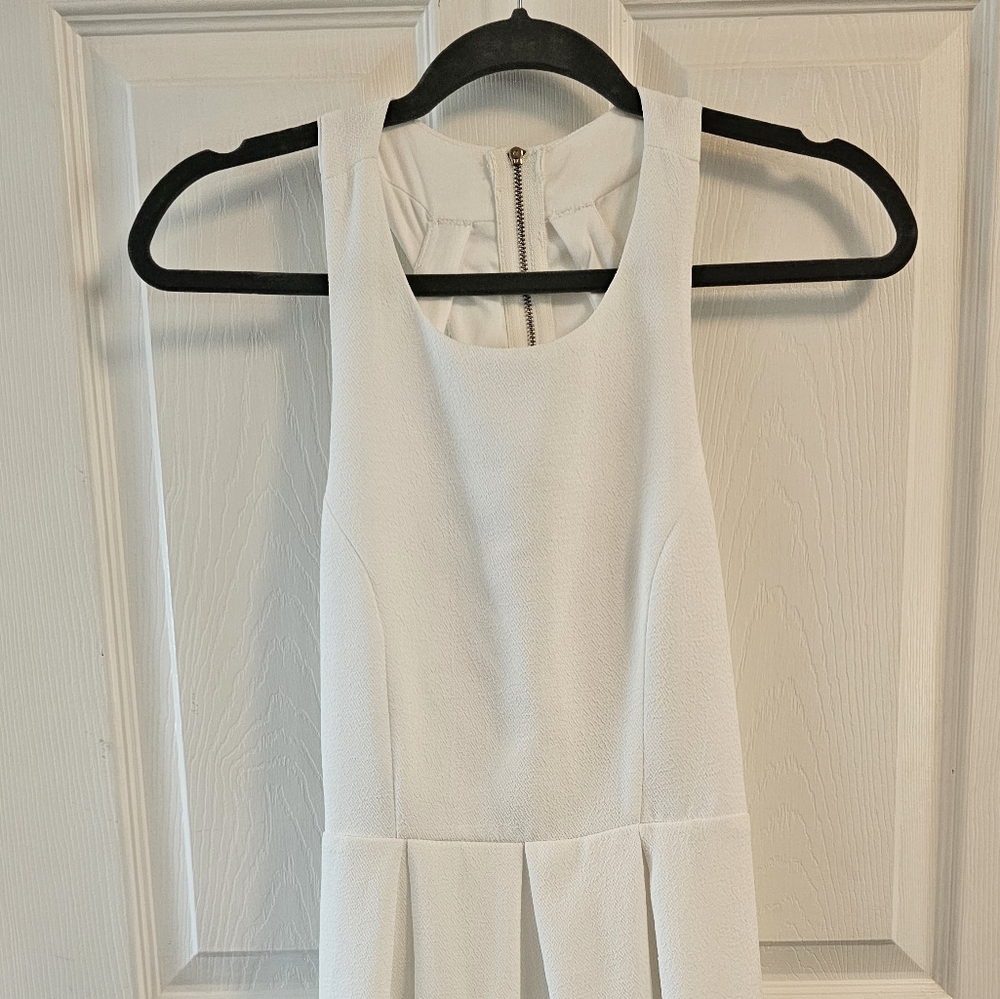 Lulus White Mini Skater Dress